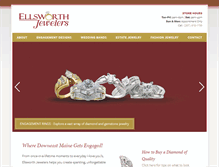 Tablet Screenshot of ellsworthjewelers.com